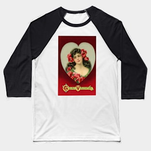 Lady Heart Baseball T-Shirt